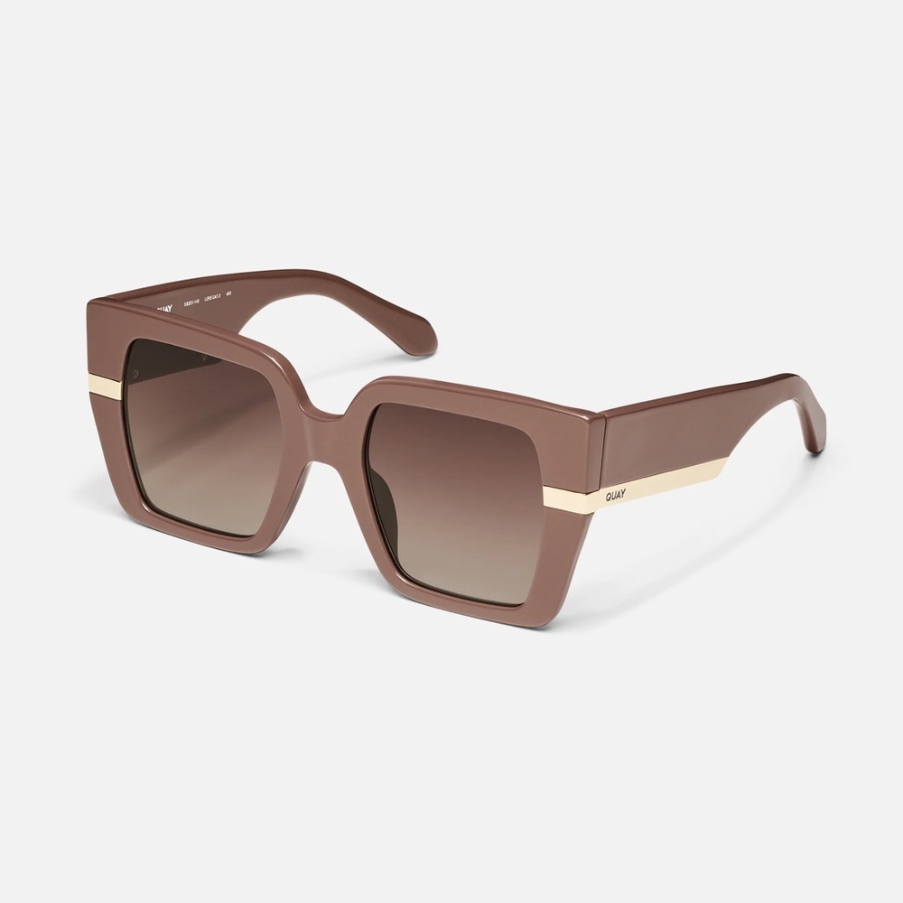 Quay Australia Notorious Square‎ Doe Frame/ Brown Lenses!! NEW!! 🤎🕶️🤎